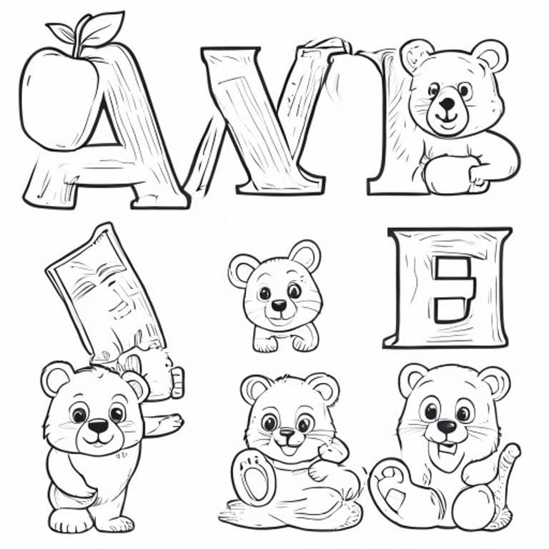 Alphabet Coloring Pages