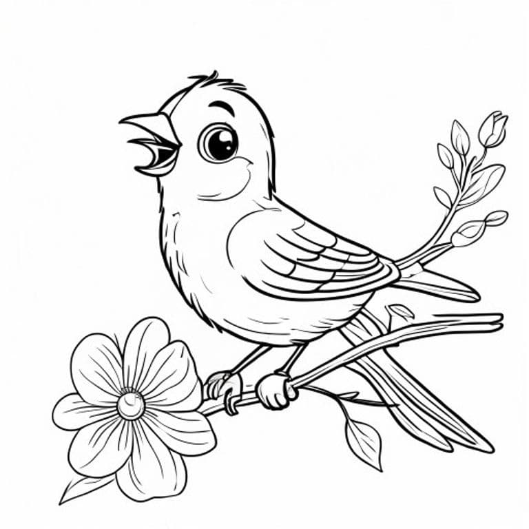 Bird Coloring Pages