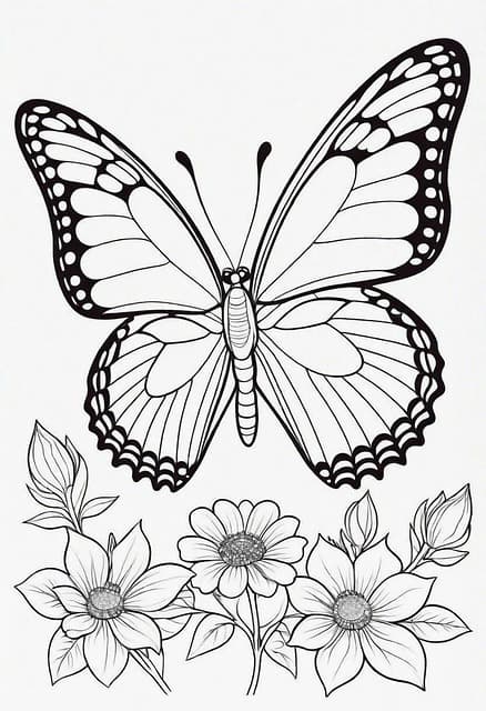 Butterfly Coloring Pages