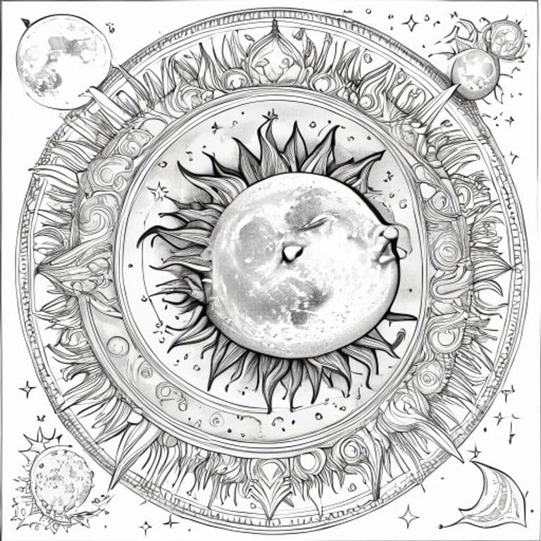 Celestial Coloring Pages