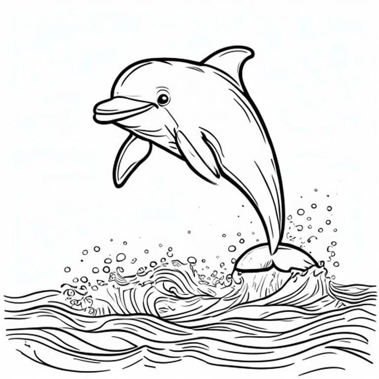 Dolphin Coloring Pages