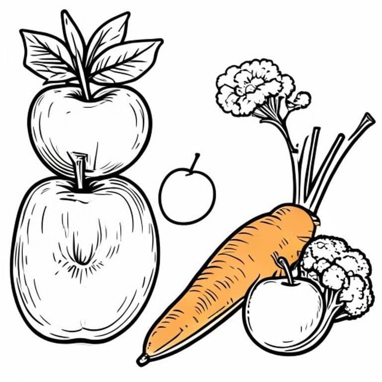Food Coloring Pages