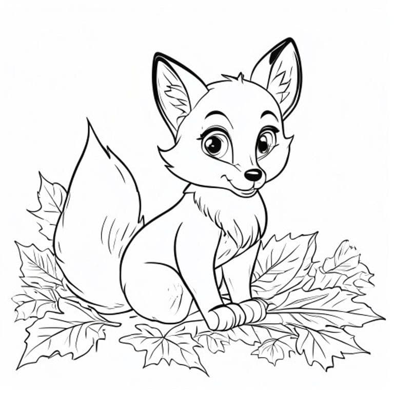Fox Coloring Pages