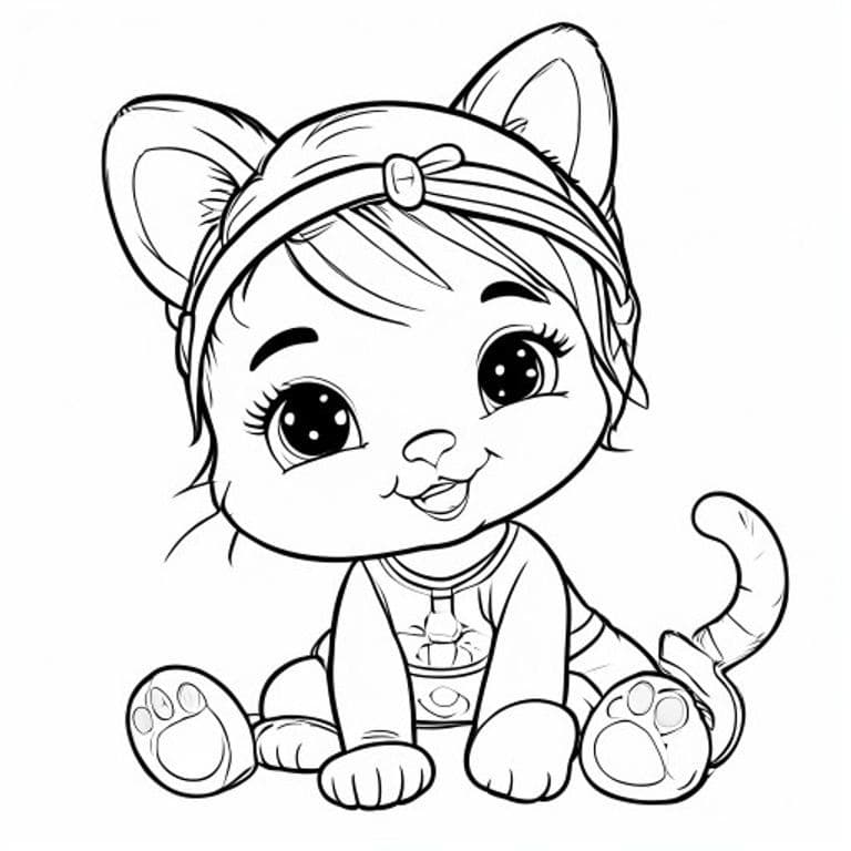 Gabby's Dollhouse Coloring Pages