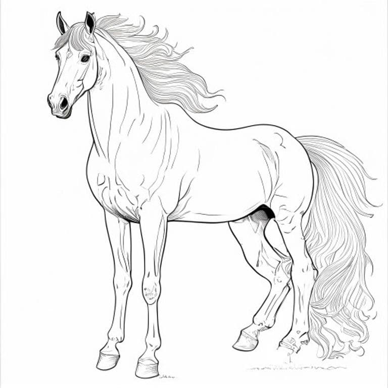 Horse Coloring Pages