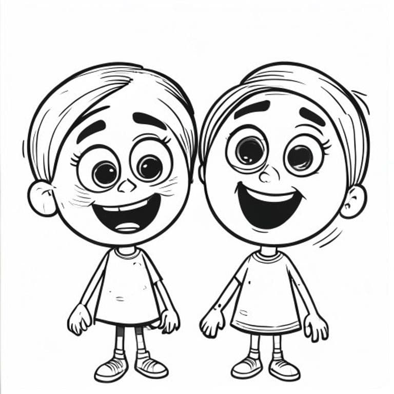 Inside Out Coloring Pages