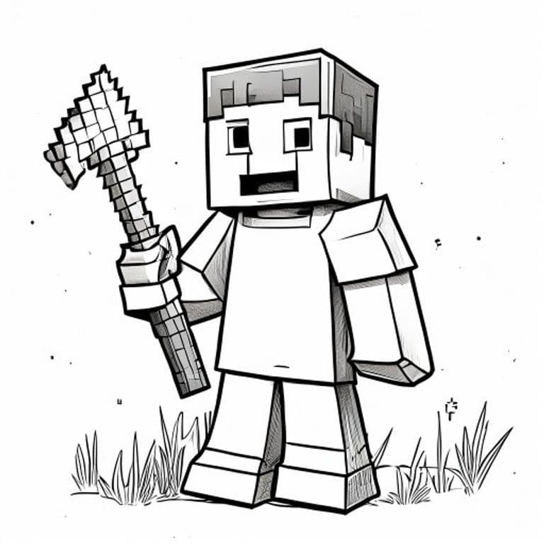 Minecraft Coloring Pages
