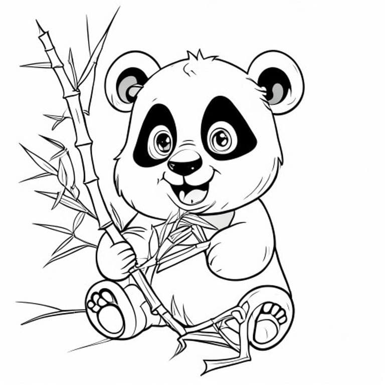 Panda Coloring Pages