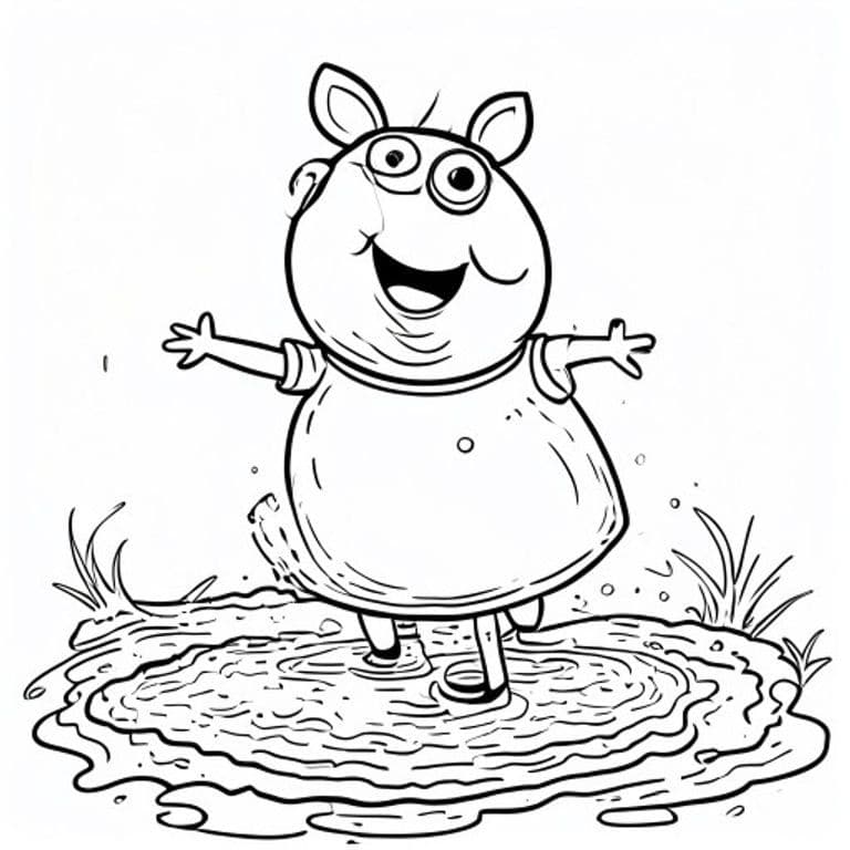 Peppa Pig Coloring Pages