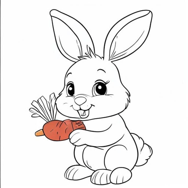 Rabbit Coloring Pages