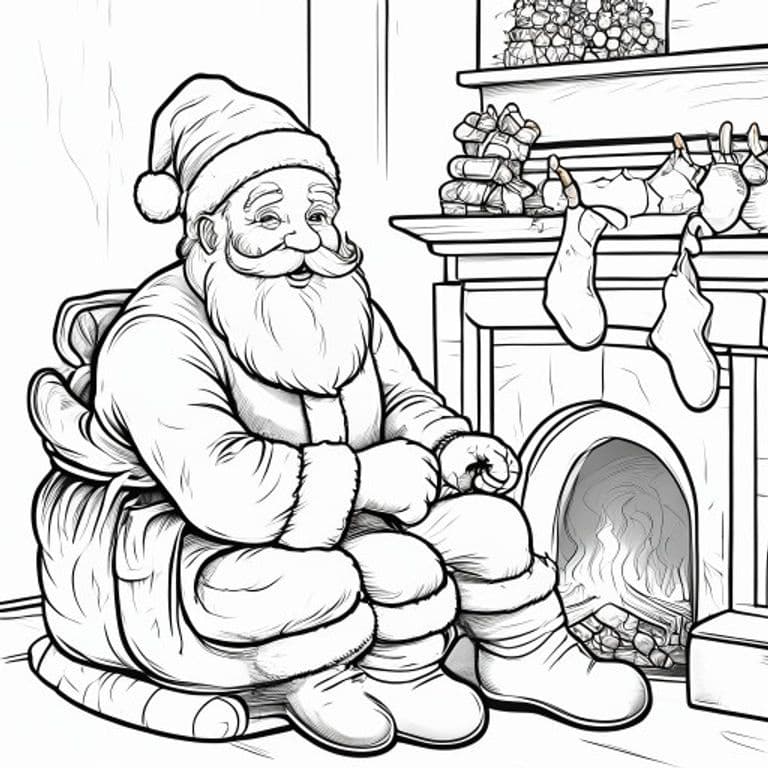 Santa Claus Coloring Pages