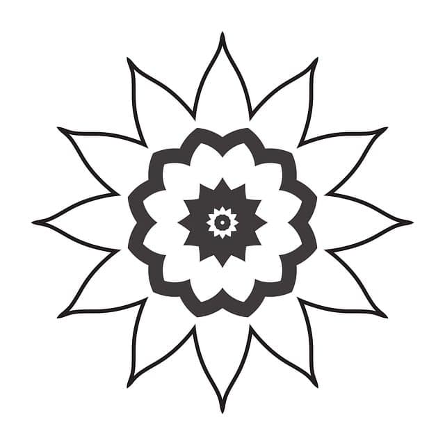 Simple Flower Coloring Pages