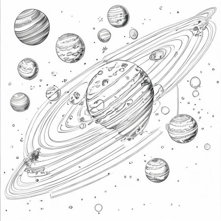 Solar System Coloring Pages