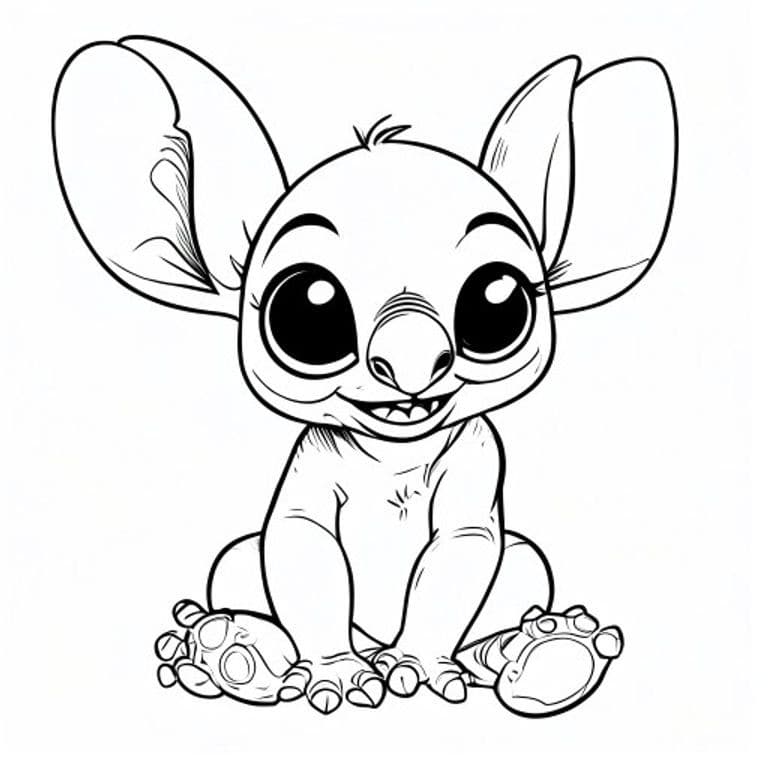 Stitch Coloring Pages