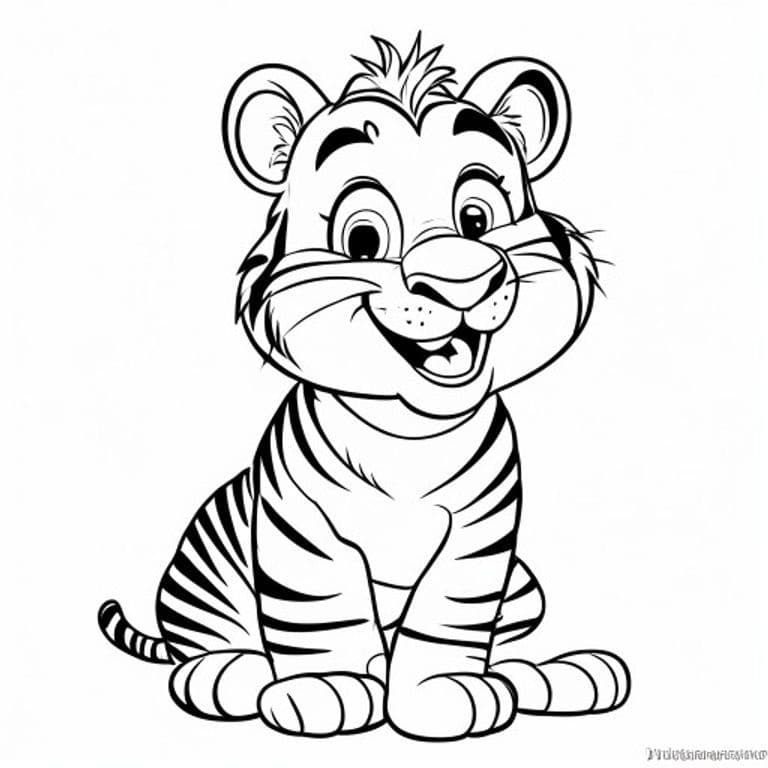 Tiger Coloring Pages