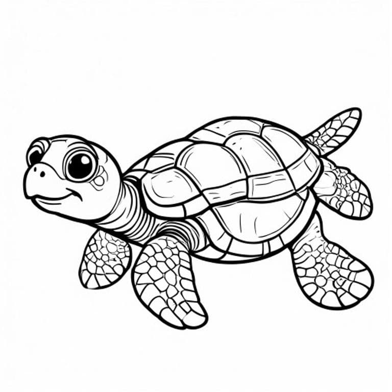 Turtle Coloring Pages