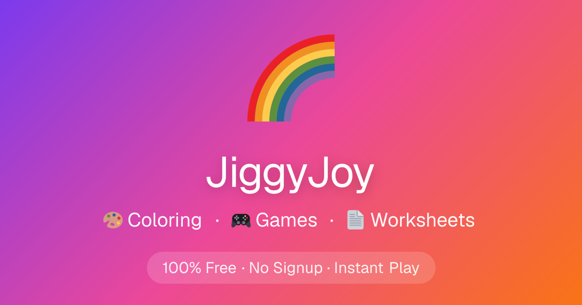 Games for 4 Year Olds — Free Online | JiggyJoy | JiggyJoy