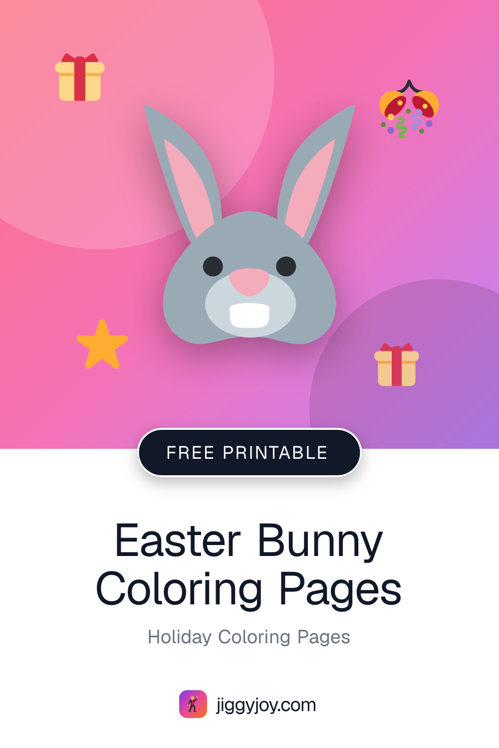Easter Bunny Coloring Pages — Free Printable | JiggyJoy