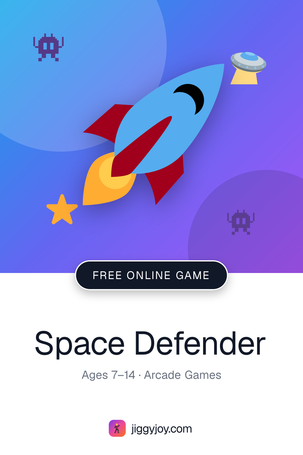 Space Defender — Free Online Game for Kids | JiggyJoy
